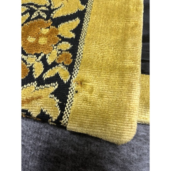 Vintage 1960s Rosenblum California Women's Floral Tapestry Vest‎ Yellow - Picture 8 of 8